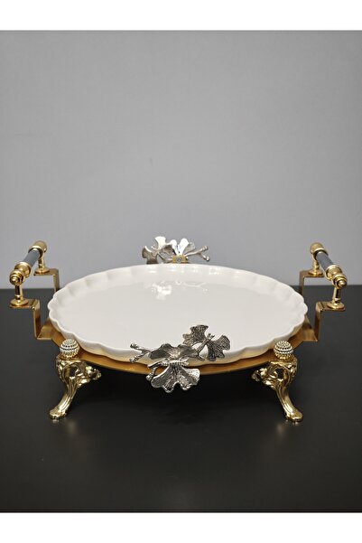 PARILTI HOME COLLECTİON Luxury Custom Laser-Cut Tableware Table Plate Cake Pl...