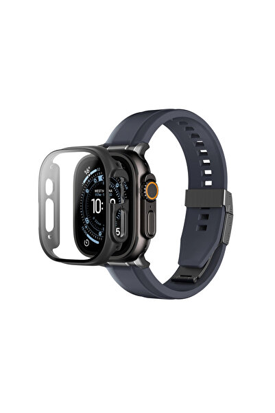Amazingthing Radix Protecție din sticlă pentru Apple Watch Ultra 3 49mm cu ca...