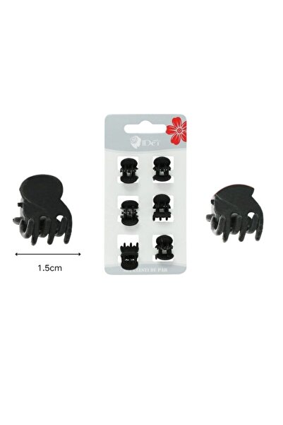 idei Mini hair clips Top Bottom Set of 6 pieces, versatile accessory, suitabl...