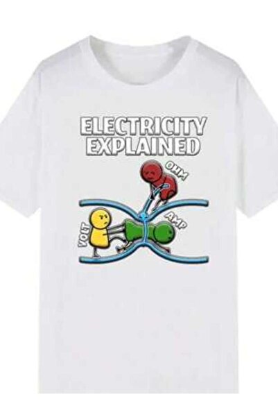 29CUN Ohm's Law Ohm Electronic Novelty Electrical Engineer Graphic Classic T-...