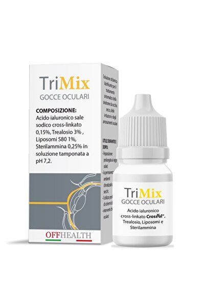 OFFHEALTH S.p.A., TriMix picaturi oculare, 8 ml, Offhealth