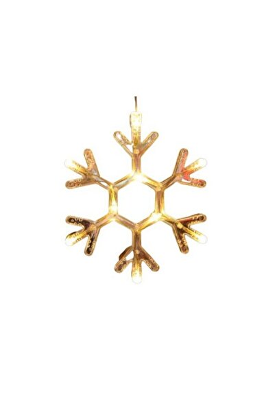 Rao Decoratiune de Craciun Luminoasa in Forma de Fulg, 19X19 Cm, cu Ventuza, ...