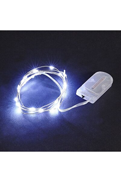 Rao Instalatie Craciun, 2 Metri, 20 Led-uri, Alb Rece, cu Baterii, Fir Cupru,...