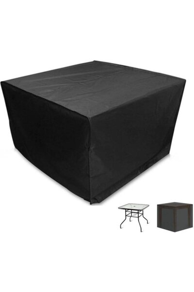 STARSTAR Garden Table Cover 200x200x85 cm Square Garden Furniture Protective ...