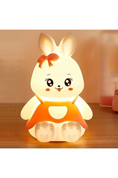 STARSTAR Cute Bunny Night Light-Cute Night Light-Food Grade Silicone Night Li...