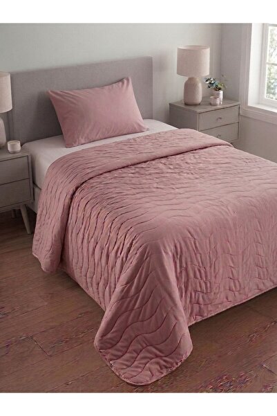 MARLA HOME طقم بيكيه فردي |   160×230 سم |   غطاء سرير وبطانية متعددة الاستخد...