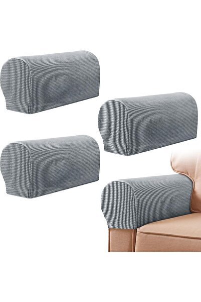 STARSTAR 4-Piece Sofa Armrest Covers - Elastic Waterproof and Stain-Resistant...