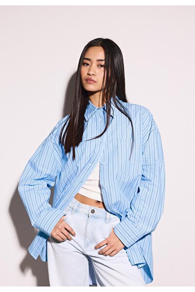 Buti Allbucks Stradi*Various Oversize Striped Shirt Abstr00019
