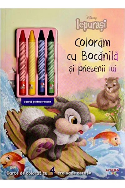 Litera Disney. Iepurasi: Coloram cu Bocanila si prietenii lui