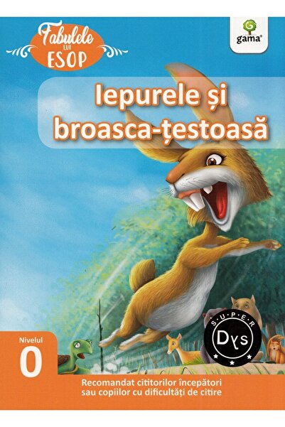 Gama Iepurele si broasca-testoasa. Fabulele lui Esop: Nivelul 0