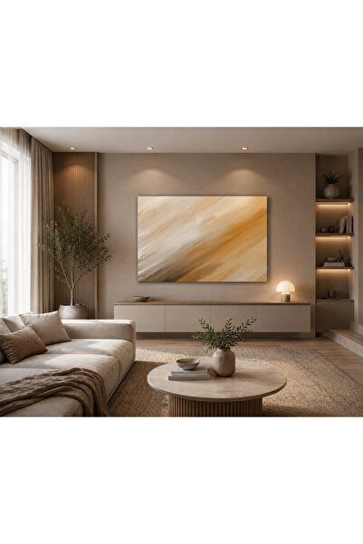 Generic Brand Tablou Canvas Abstract Modern, Imprimare HD, Șasiu din Lemn, Ga...