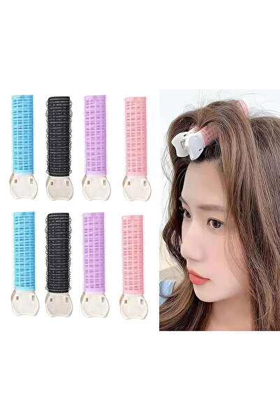 STARSTAR Eight-piece set of hair curling clips, hair curlers, women's instant...