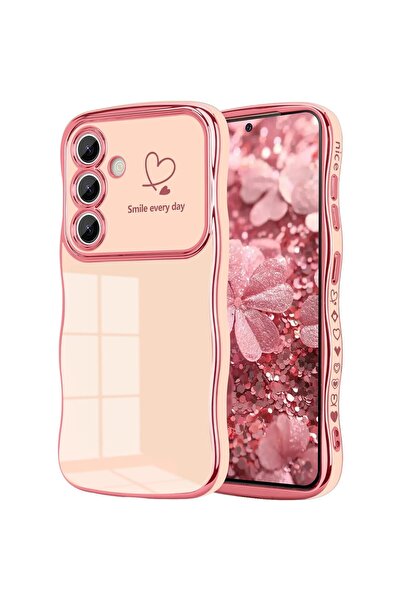 STARSTAR Phone case for Samsung Galaxy A54 5G, cute wavy-edged design, ultra-...
