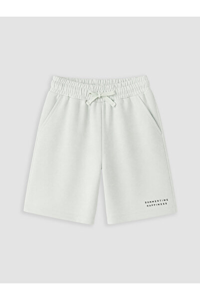 LC Waikiki Nevavm Boys' Shorts with Elastic Waist and Contrast Trim
