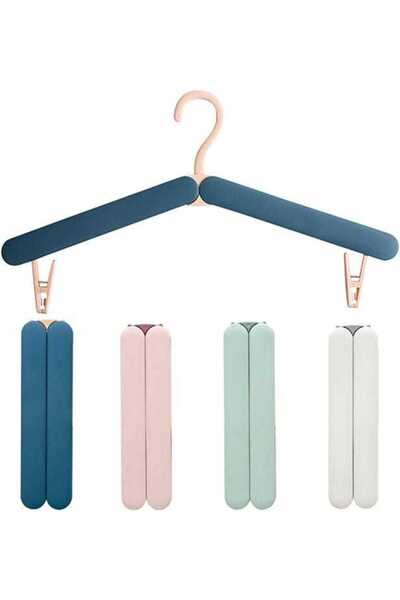 STARSTAR 4-piece folding hanger pack saves space and is less prone to deforma...