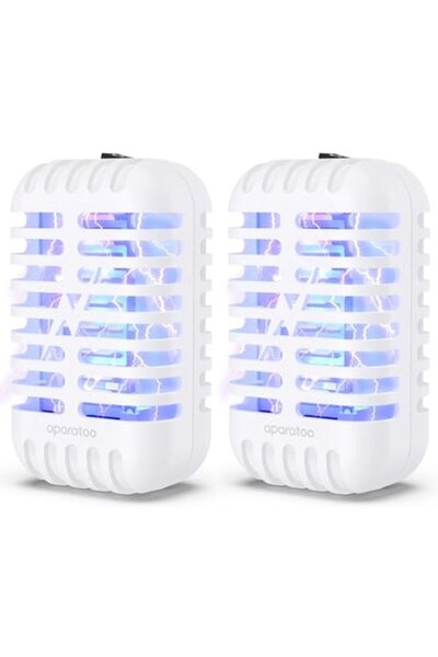 Morvena Picks Set Exterminator Electric de Insecte (2 Bucăți) – Lampă UV Anti...