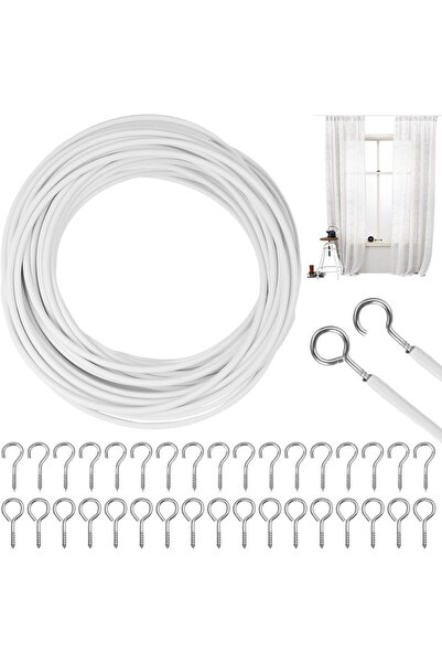 STARSTAR Curtain spiral wire, tension spring, 10 meters, spiral wire set, inc...