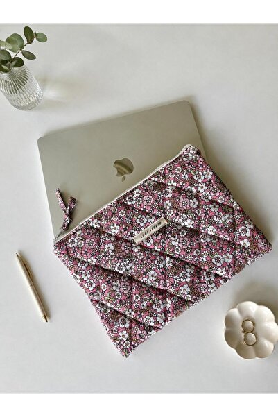 lumi Studio Pembe Tiny Flowers Macbook Laptop Tablet Kılıfı11-13-14-15 İnç Yu...