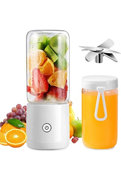 STARSTAR Portable Blender - 380ml Rechargeable Smoothie Maker with 8 Blades f...