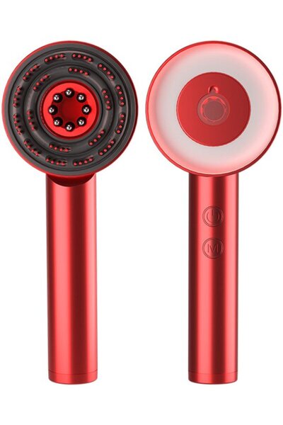 STARSTAR Head massager, head massage comb, massage brush with red light thera...