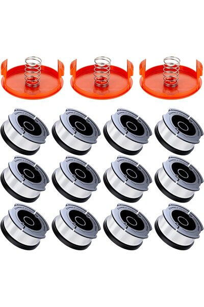 STARSTAR 12 Lawn Mower Spools - Cutting Lines - Spools for Black & Decker Law...