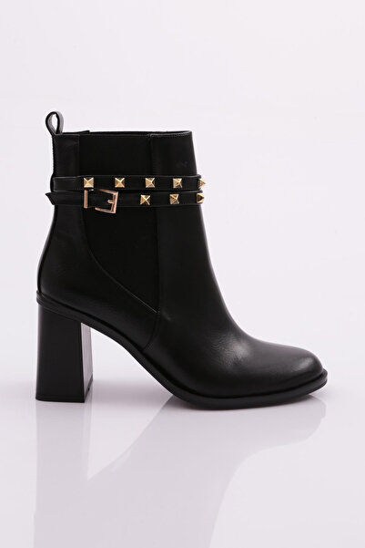 DGN 30700 Women's Ankle Belted Heeled Boots