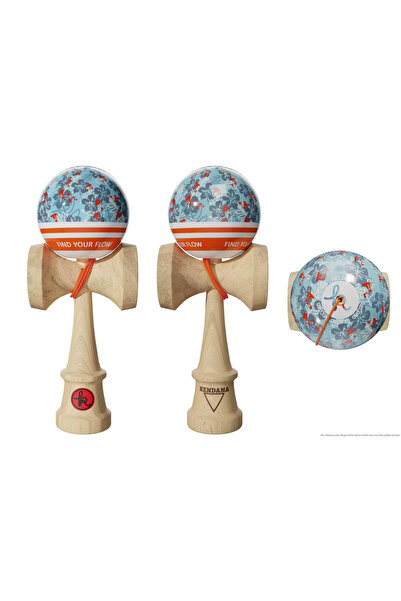 EUROPE Kendama Profesionala Record Plus Aqua, Base Cup, Cupe Mari, 18.5 cm, s...