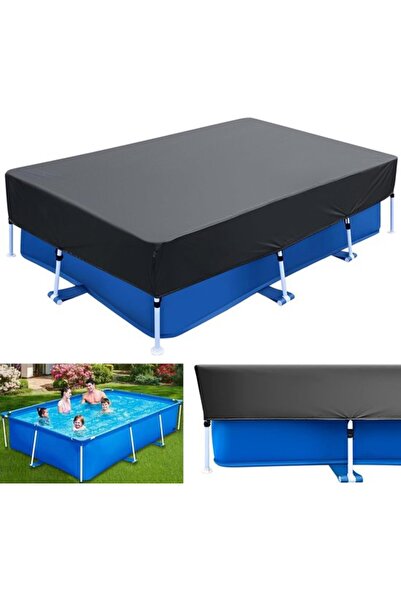 STARSTAR Rectangular solar pool cover - 260 x 170 cm foldable cover for above...