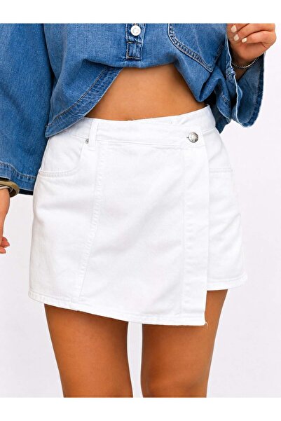 SİSTA MODA 703 Zr Front Covered, Metal Button Accessories, Short Skirt