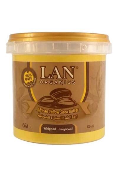 Lan Organic زبدة الشيا الصفراء الأفريقية من لان اورجانيك - 100 مل