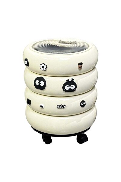 DubaiGallery Stylish Compact Kitchen Trash Can with Cartoon Character Design ...