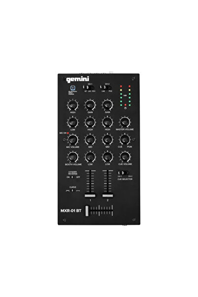 Gemini MXR-01BT 2-Kanal Bluetooth Destekli DJ Mikser