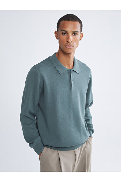 LC Waikiki Men's Polo Neck Knit Sweater
