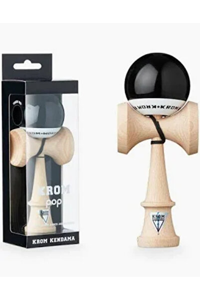 OEM Kendama Krom Pop negru lucios