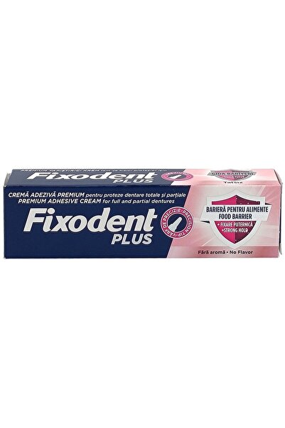 Fixodent Denture Adhesive Cream No Flavor 40 g plus