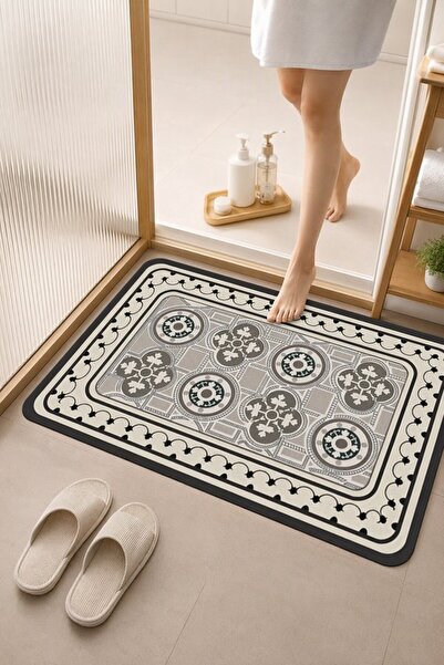 Generic 1 Pc Diatomaceous Earth Absorbent Non Slip Bath Mat Quick Dry Bathroo...