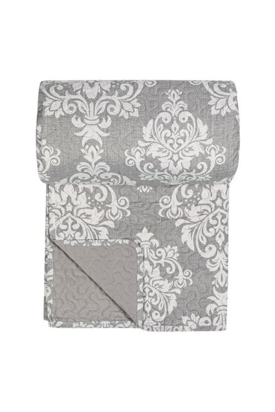 BAMI NETWORK Cuvertura reversibila Damask, eleganta pentru dormitor, 220x240cm