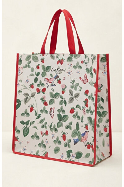 MyBalliStore Cath Kidston Çilek Desenli Çok Amaçlı Alışveriş Çantası