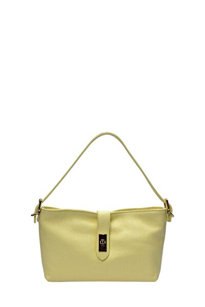 SimpleFind Isabella Rhea Geanta piele -Tania-Galben,Geanta de mana piele natu...