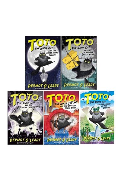 Generic (Unbranded) Toto the Ninja Cat Series Books 1 - 5 Collection Set by D...