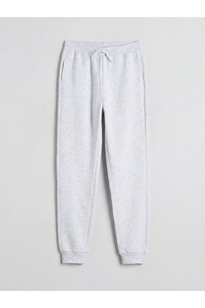 LC Waikiki Lcw Kids Gray Girl's Sweatpants with Elastic Waist