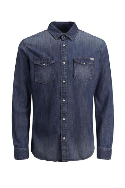 Jack & Jones Πουκάμισο denim "Esheridan" μπλε