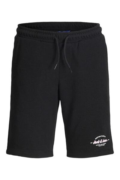 Jack & Jones Βερμούδα μακό αγόρι "Strong & authentic" μαύρη