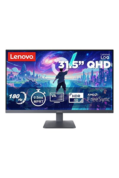 LENOVO Οθόνη LOQ 32Q-10 31.5 ιντσών 2560 x 1440 px VA 180 Hz Gaming