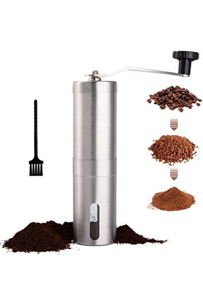 STARSTAR Manual coffee grinder - Stainless steel hand grinder with ceramic br...