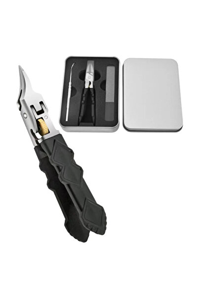 STARSTAR Three-piece nail clipper set, suitable for thick nails, made of stai...