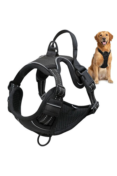 STARSTAR Dog harness, anti-pull harness, anti-pull dog harness with easy on/o...