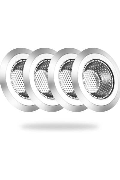 STARSTAR 4-piece sink drain strainer, stainless steel kitchen sink strainer, ...