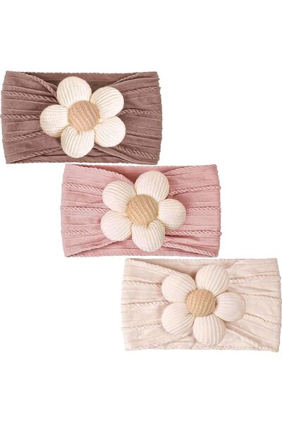 STARSTAR Baby flower headband, baby girl headband, nylon headband, elastic he...
