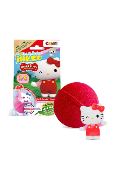 CRAZE Inkee Hello Kitty Σούπερ Στυλ! Μπάλα Μπάνιου (117γρ)
